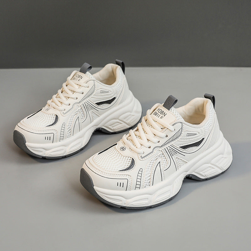 Baskets de performance sportives pour femmes avec tige en matériau respirant et système d'amorti
