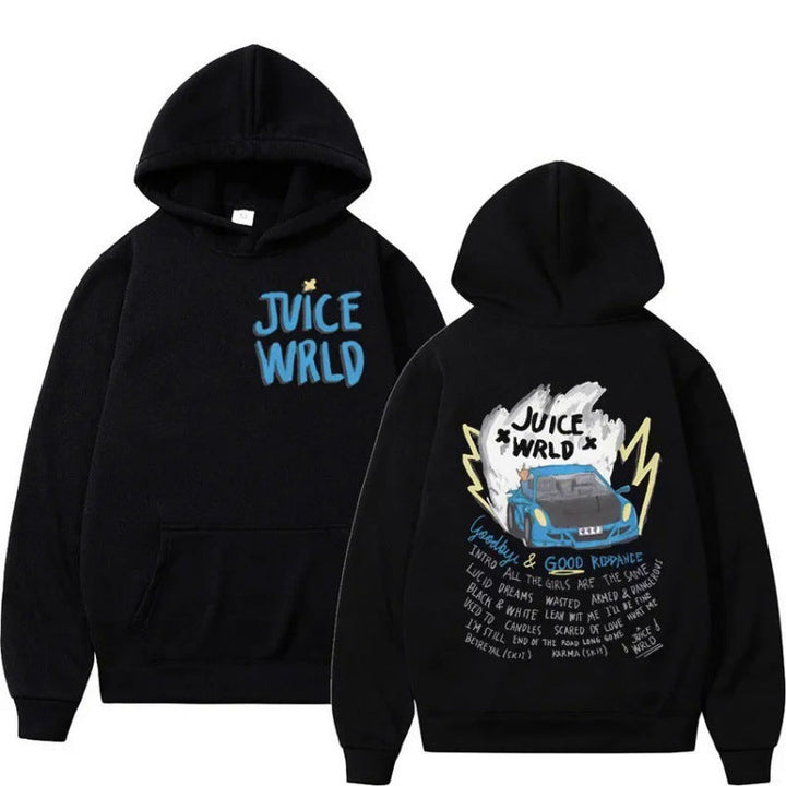 Sweat à capuche pour femmes avec design graphique créatif et inscription inspirante