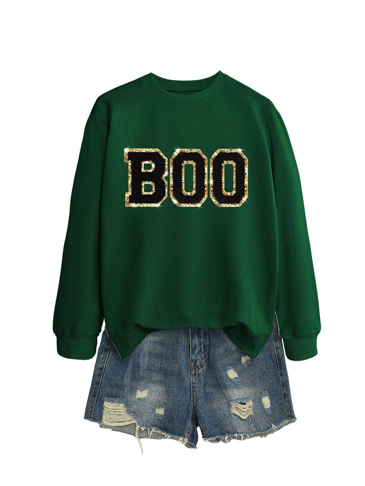 Sweatshirt pour femmes avec impression scintillante