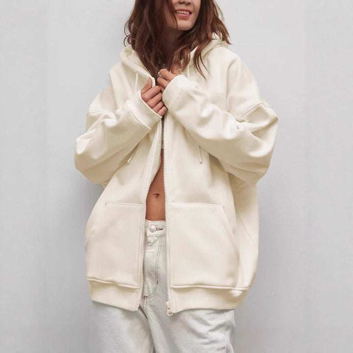 Pull à capuche confortable pour femmes avec coupe extra large et confort optimal