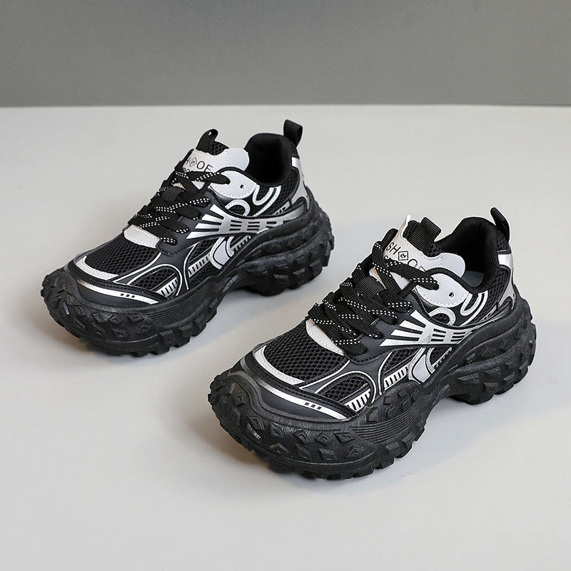 Baskets de Trail Sportives pour Femmes avec Semelle en Caoutchouc à Double Couche et Surface en Maille Respirante