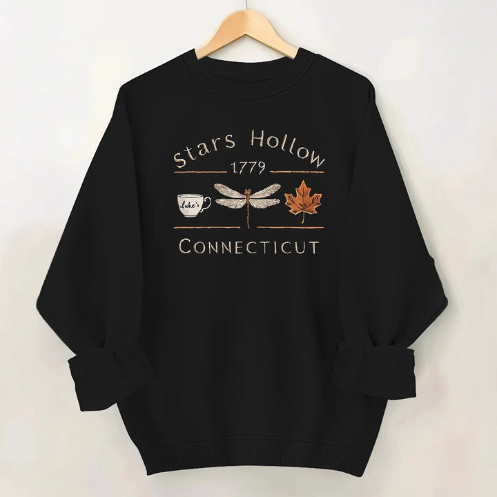 Sweatshirt pour femmes avec un motif créatif de Stars Hollow