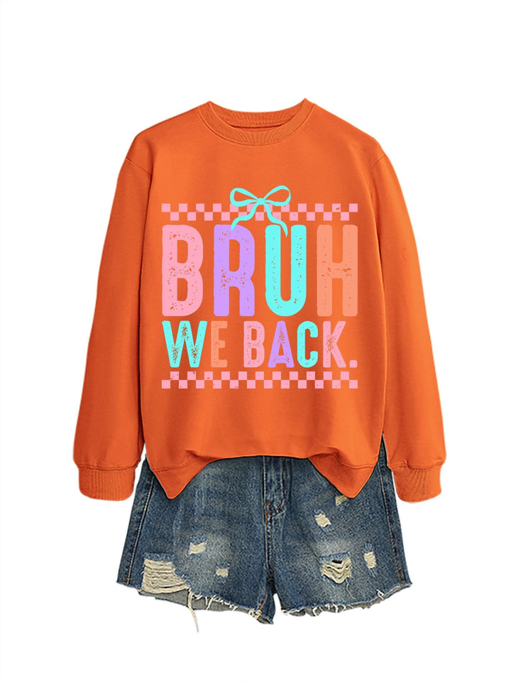 Sweatshirt pour femmes avec impression joyeuse et coupe confortable