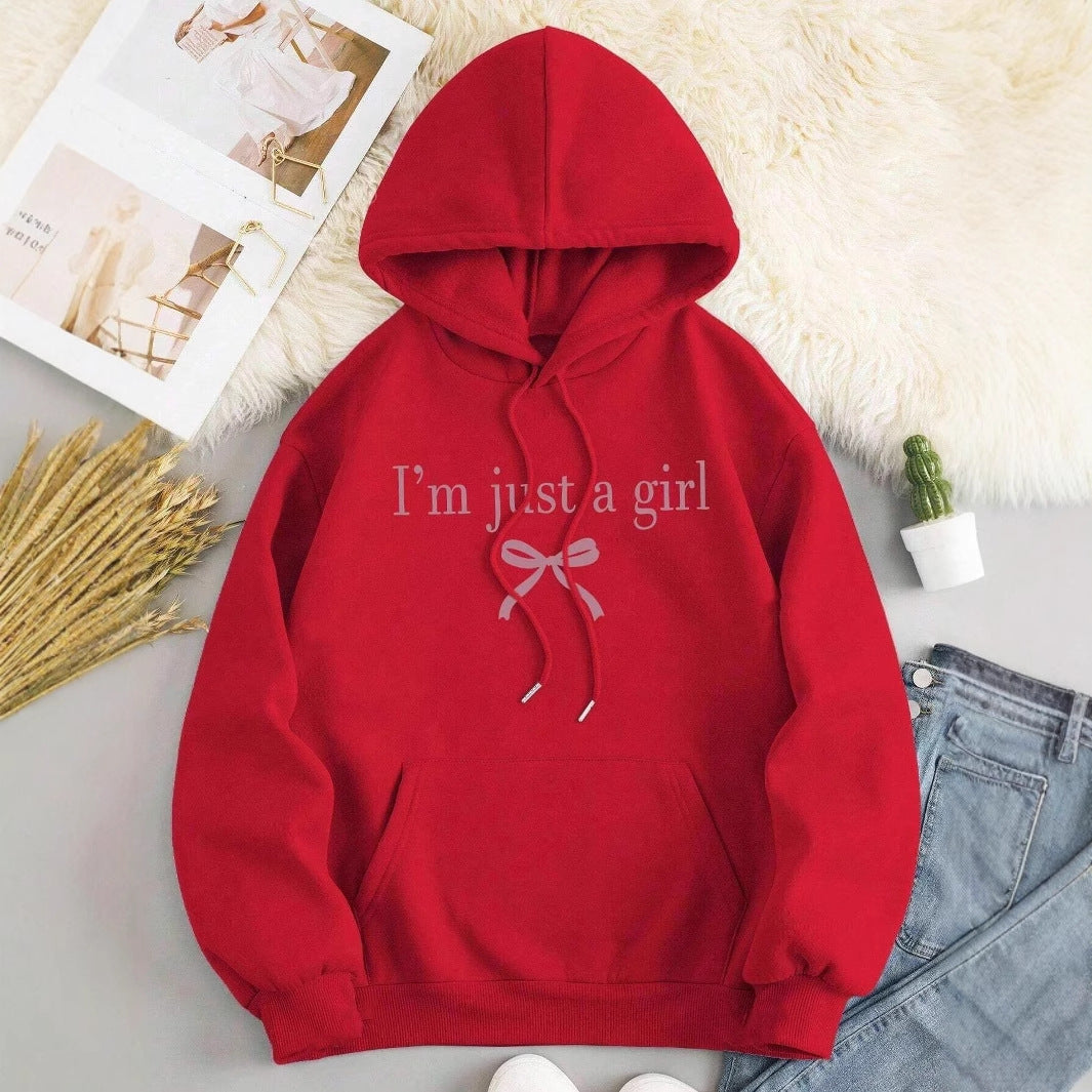 Sweat à capuche pour femmes avec une citation moderne et une coupe classique