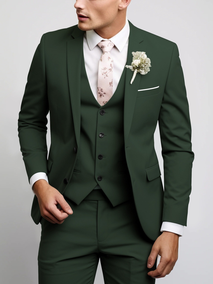 Costume Classique Élégant pour Homme Invité de Mariage | 3 Pièces