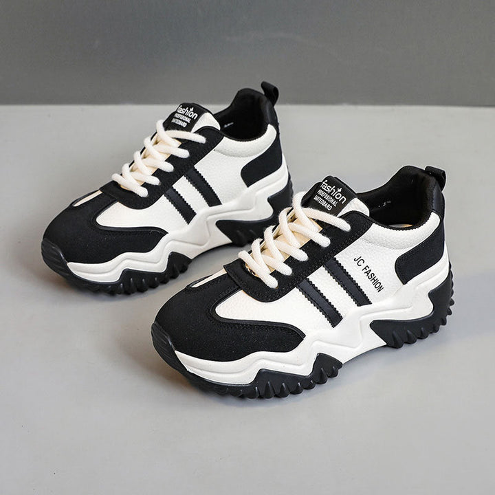 Baskets Chunky Sportives pour Femmes avec Semelle Antidérapante et Structure de Surface Respirante