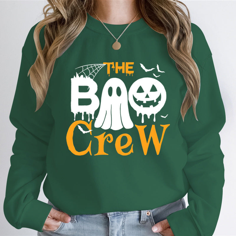 Sweatshirt pour femmes avec thème Halloween et impression graphique créative