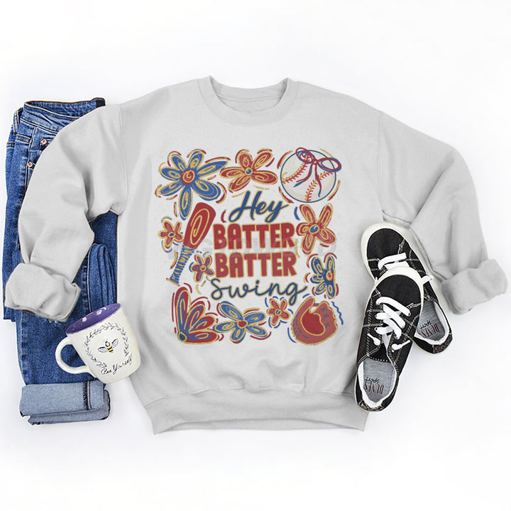 Sweatshirt pour femmes avec motif de baseball créatif et coupe décontractée