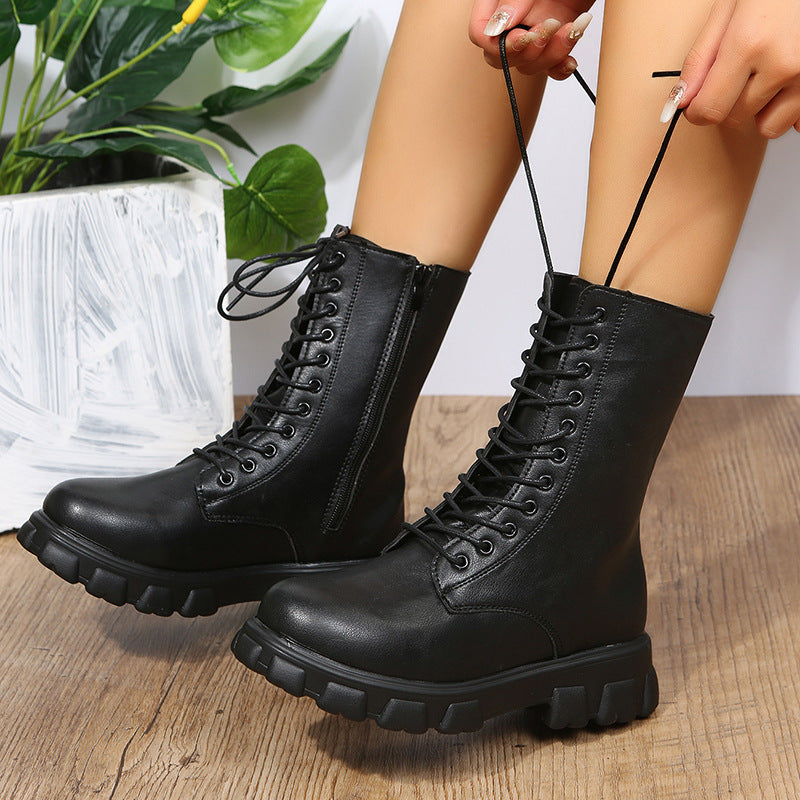 Chaussures Dirndl pour Femmes | Lacets Hauts avec Semelle Étroite