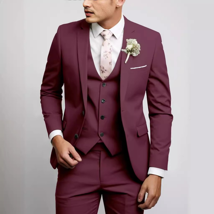 Costume Classique Élégant pour Homme Invité de Mariage | 3 Pièces