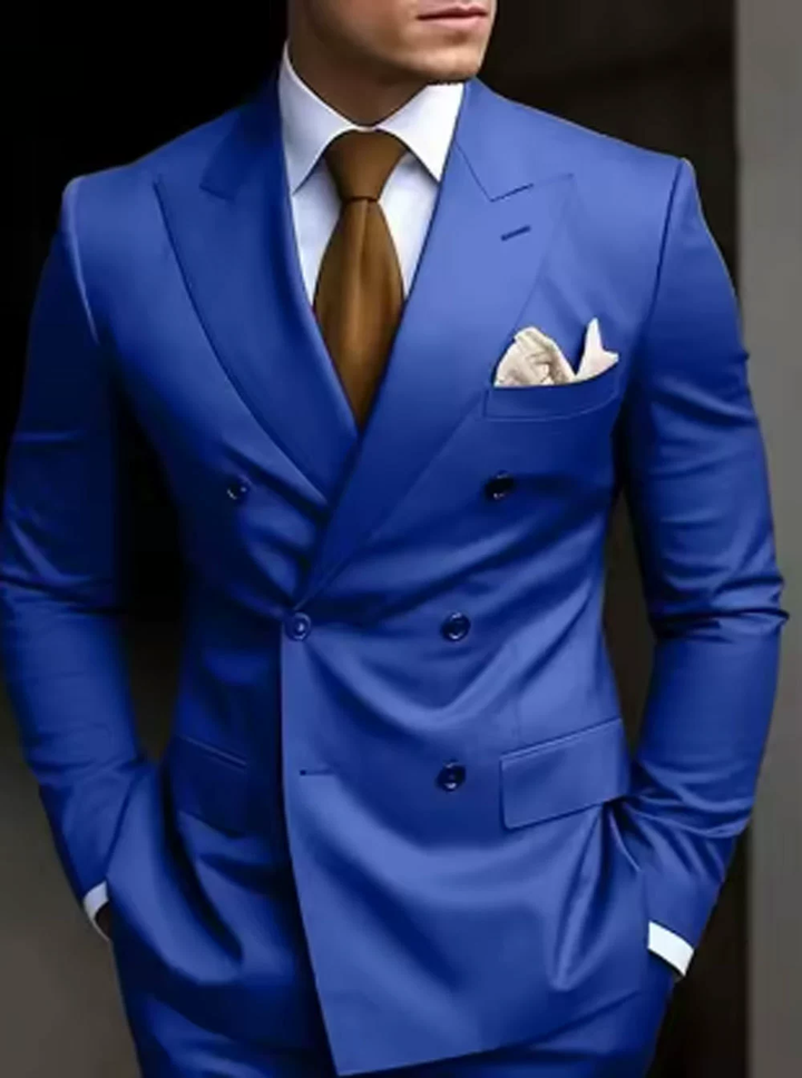 Costume de Mariage pour Homme | Double Boutonnage à Six Boutons