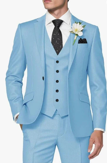 Costume de mariage trois pièces pour hommes | Été