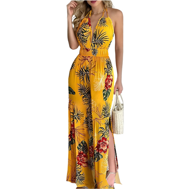 Leonore - Design floral et une combinaison décontractée