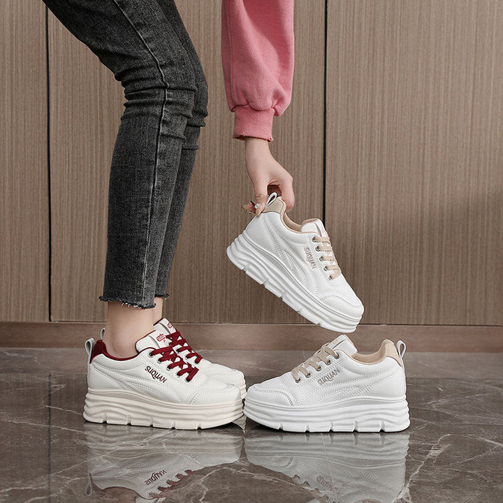 Baskets mode pour femmes avec semelle plateforme confortable