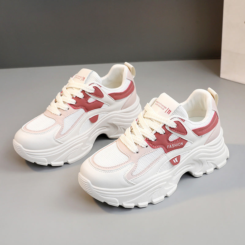 Baskets Chunky Sportives pour Femmes avec surface en mesh respirante et semelle amortissante
