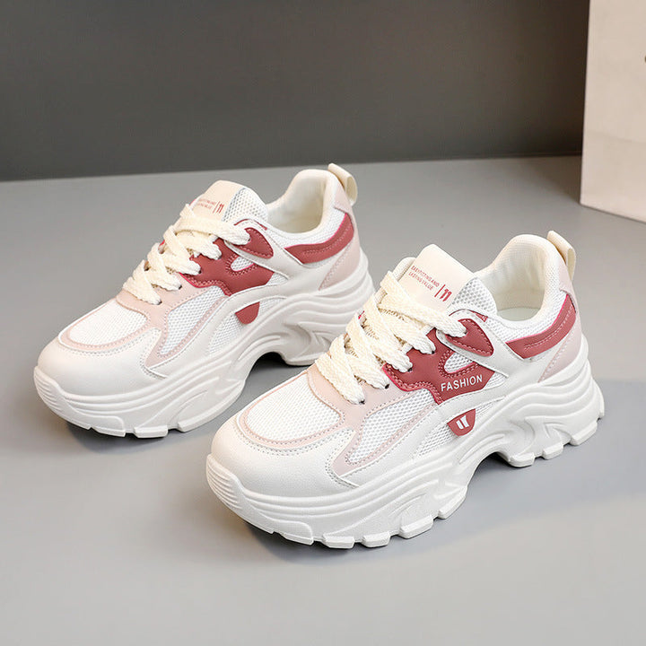 Baskets Chunky Sportives pour Femmes avec surface en mesh respirante et semelle amortissante