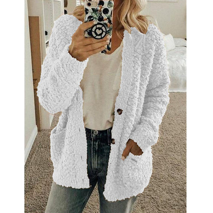 Veste en Fleece Teddy pour Femmes avec Capuche | Manteau d'Hiver Douillet