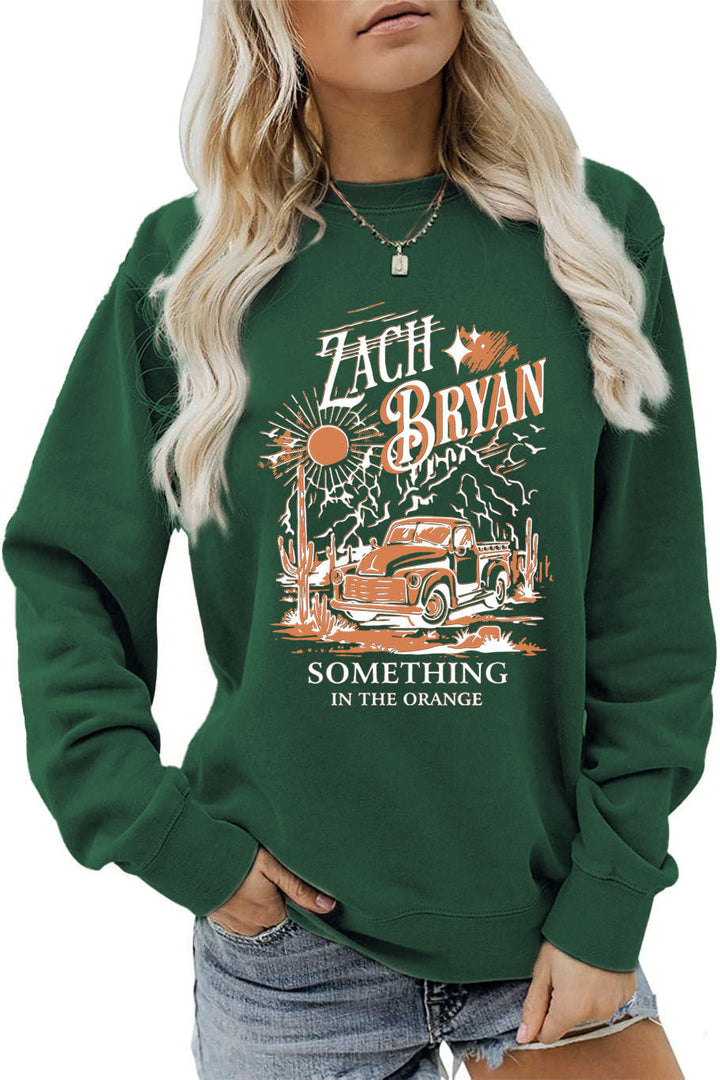 Sweat-shirt pour femmes avec un design de camion vintage inspirant