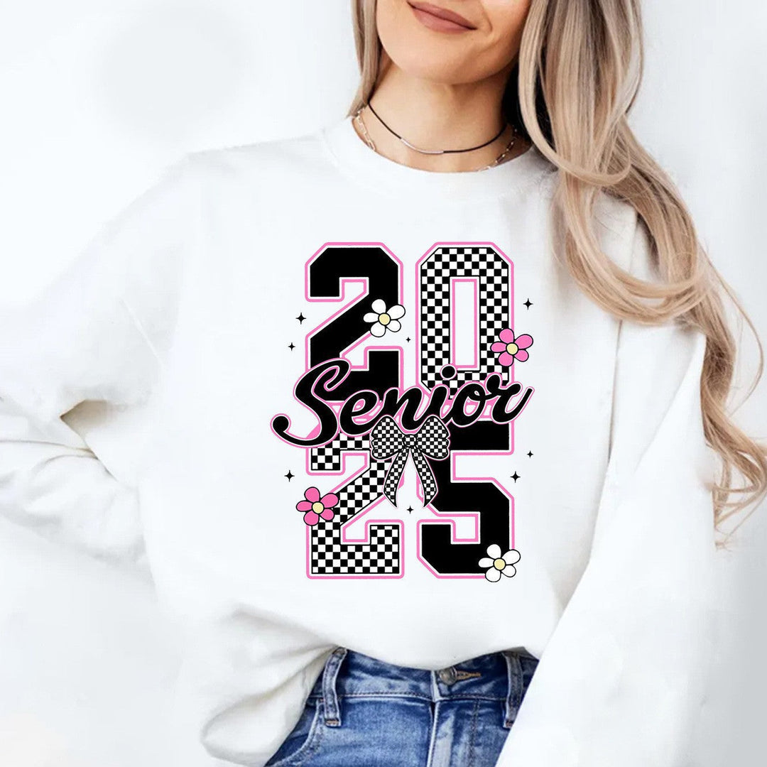 Sweatshirt pour femmes avec un design inspirant de l'année de promotion