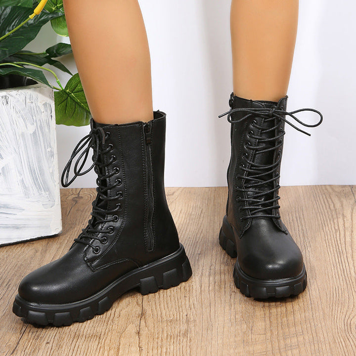 Chaussures Dirndl pour Femmes | Lacets Hauts avec Semelle Étroite