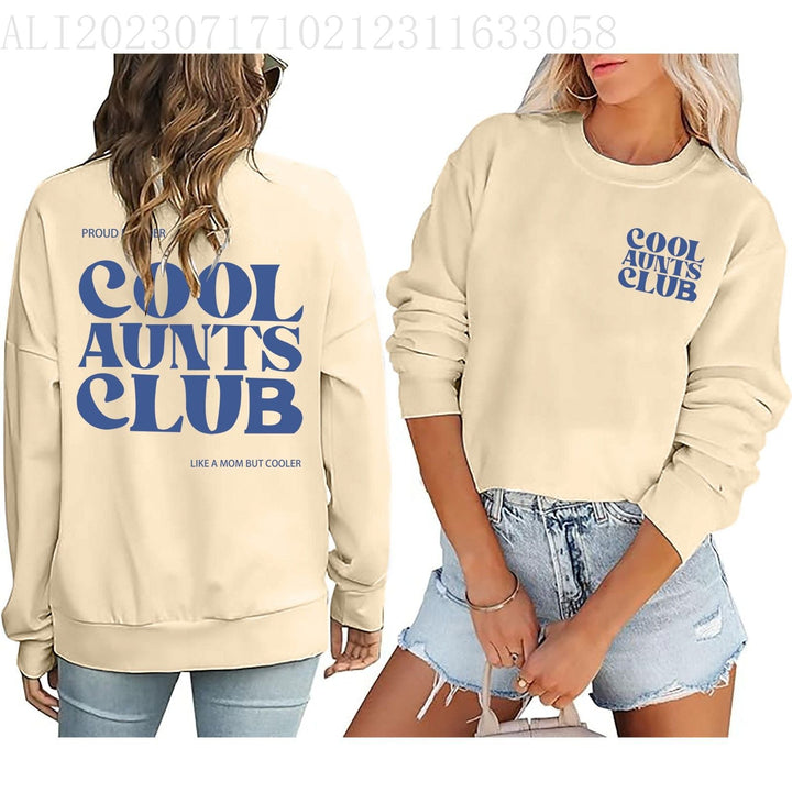 Sweat-shirt pour femmes avec un motif de club cool