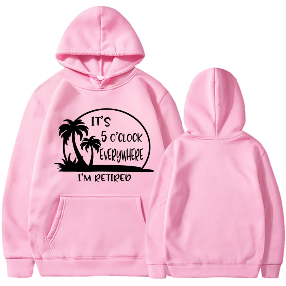 Sweat à capuche pour femmes avec motif humoristique de retraité