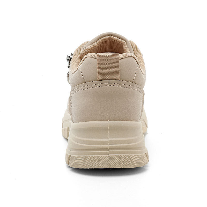 Baskets Sportives pour Femmes avec Application de Fermeture Éclair Tendance et Semelle Confortable