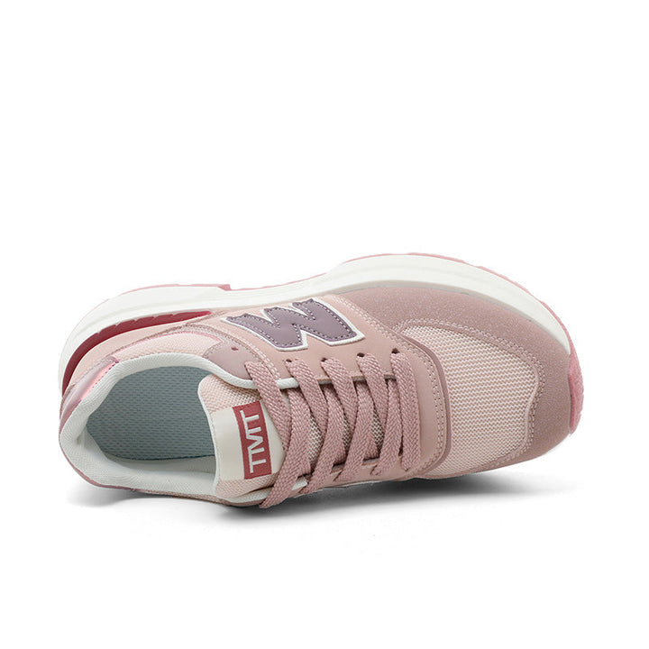 Baskets confortables et à la mode pour femmes avec semelle épaisse