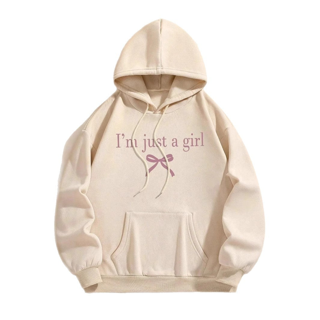 Sweat à capuche pour femmes avec une citation moderne et une coupe classique