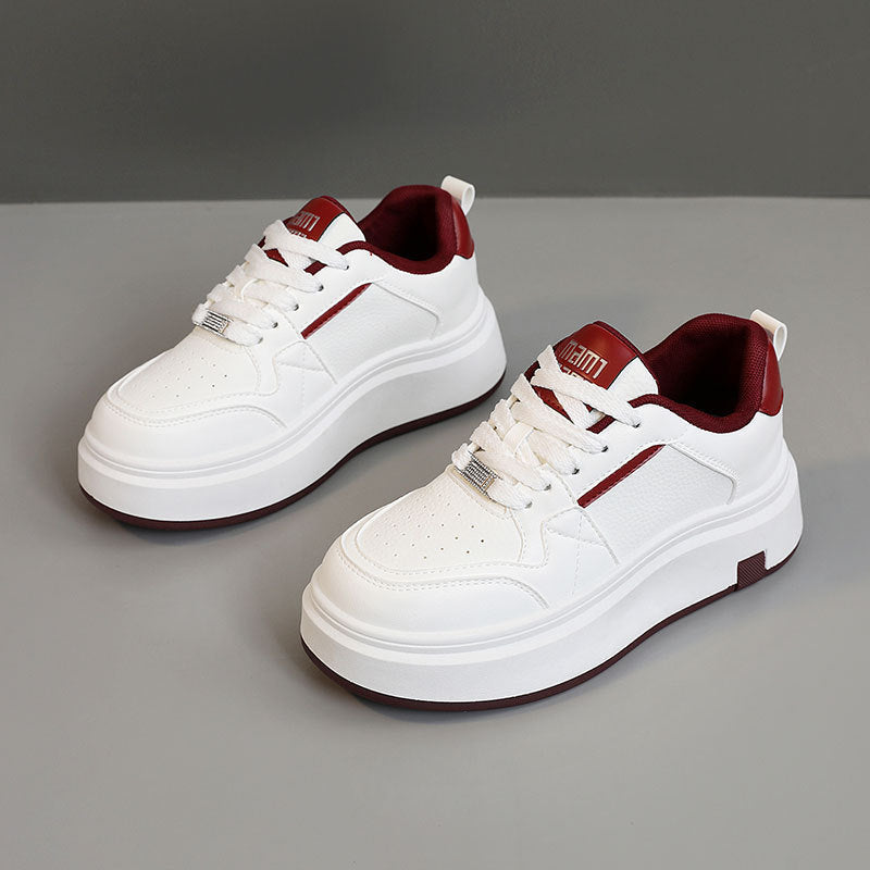 Baskets mode pour femmes avec confort amortissant et semelle plateforme tendance