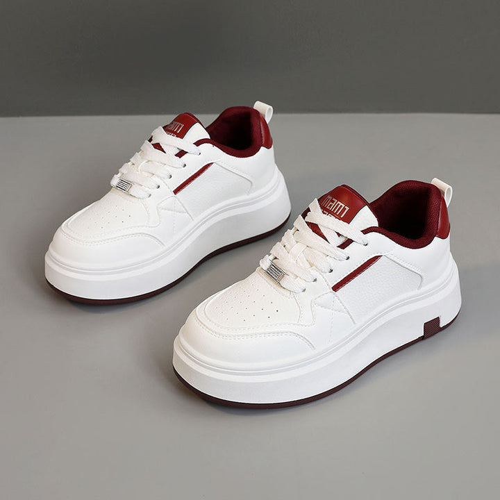 Baskets mode pour femmes avec confort amortissant et semelle plateforme tendance