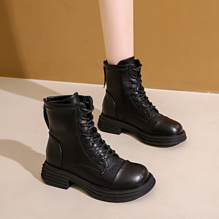 Bottines pour femmes avec semelle en caoutchouc robuste et grand confort de port