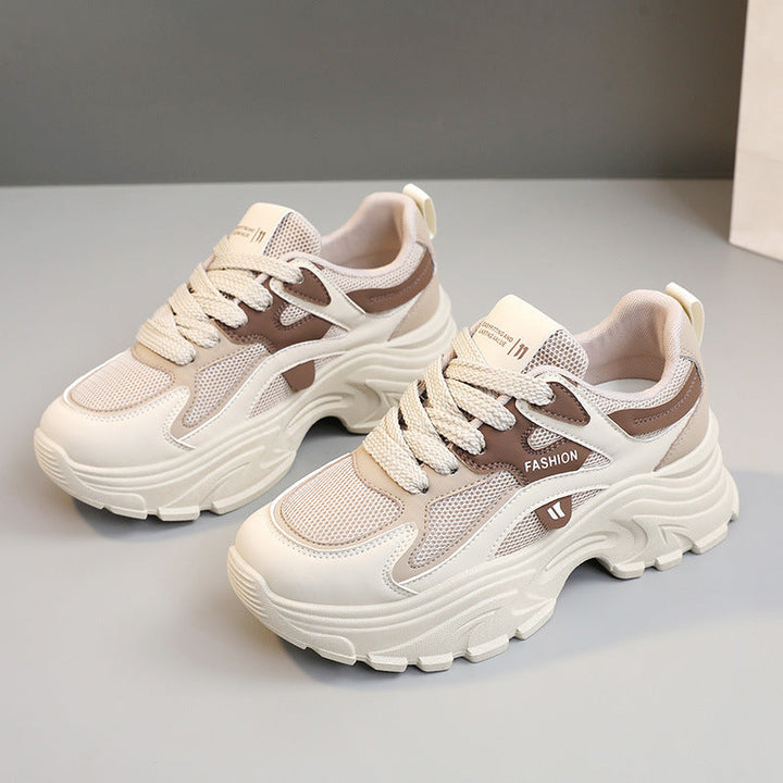 Baskets Chunky Sportives pour Femmes avec surface en mesh respirante et semelle amortissante