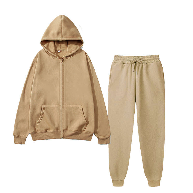 Ensemble à capuche pour femmes avec coupe confortable et fermeture éclair