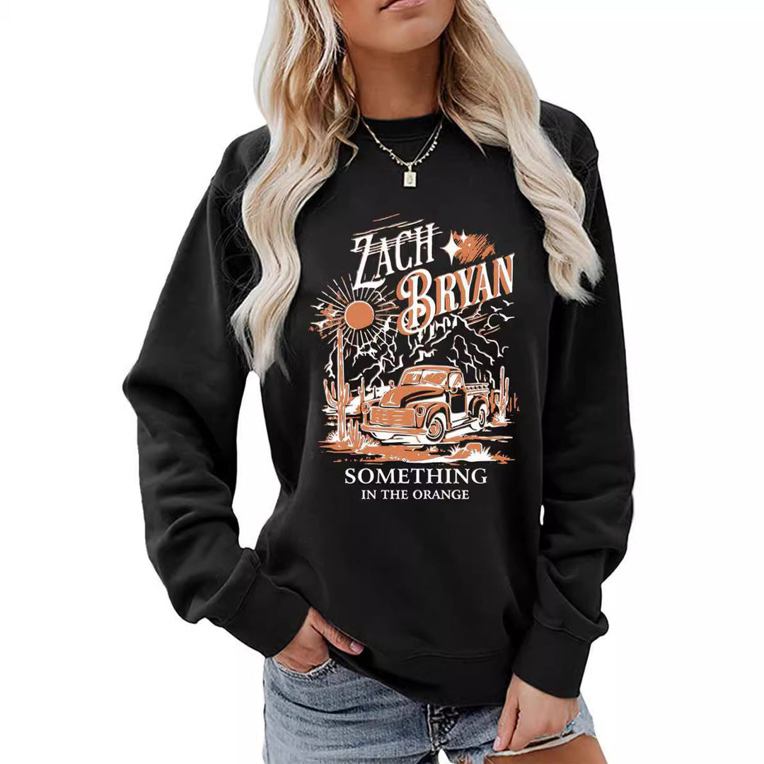 Sweat-shirt pour femmes avec un design de camion vintage inspirant