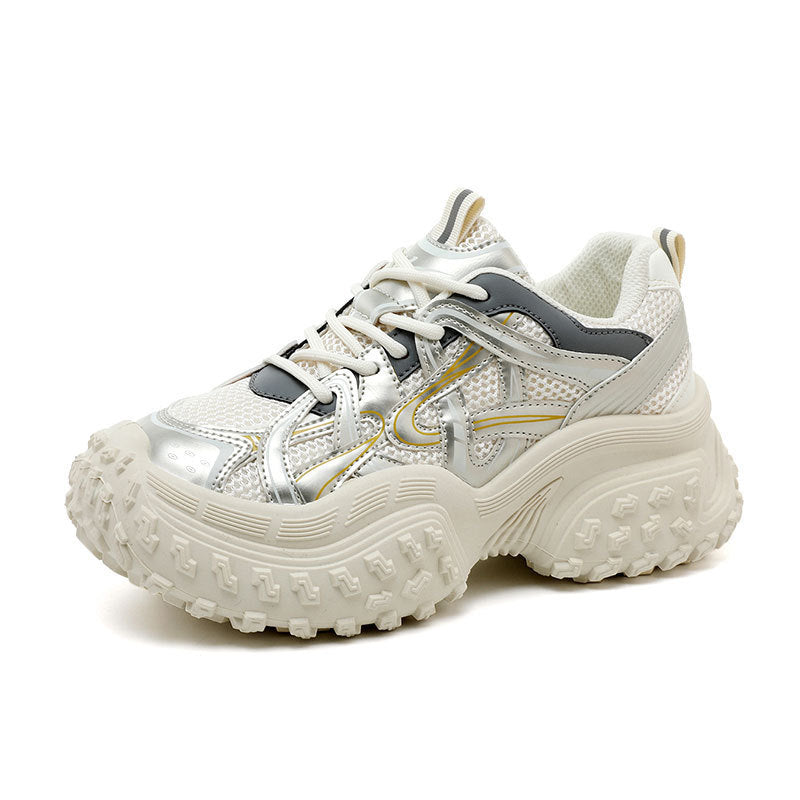 Baskets Chunky Sportives pour Femmes avec tige en mesh respirant et semelle amortissante