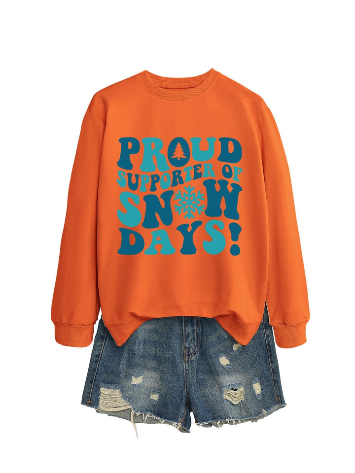 Sweatshirt pour femmes avec impression créative et coupe décontractée