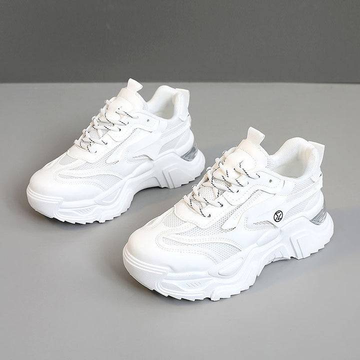 Baskets Chunky Sportives pour Femmes avec Tige en Mesh Respirant