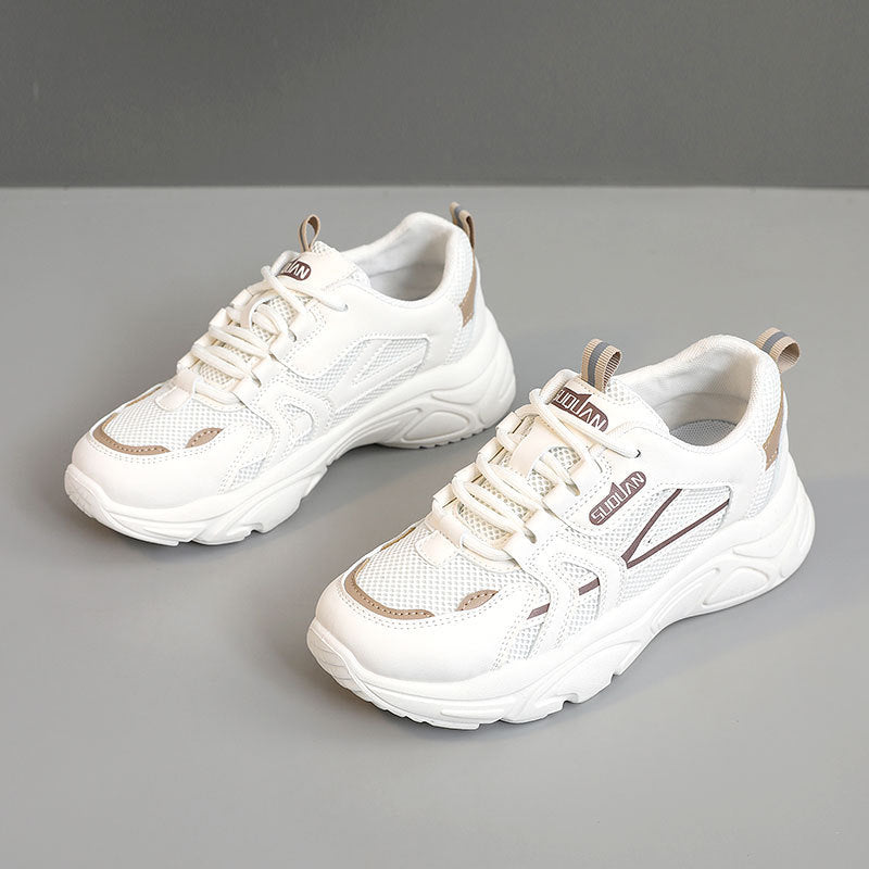 Baskets féminines à la mode et confortables avec surface en mesh respirant