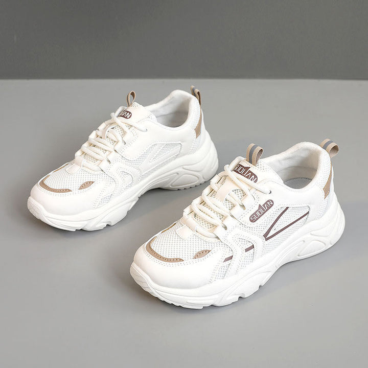 Baskets féminines à la mode et confortables avec surface en mesh respirant