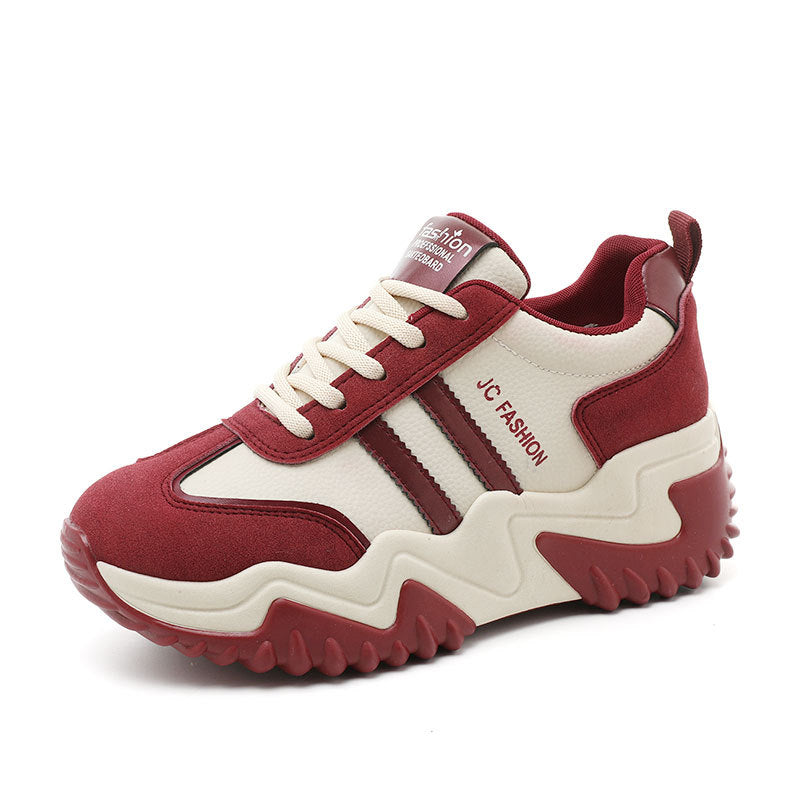 Baskets Chunky Sportives pour Femmes avec Semelle Antidérapante et Structure de Surface Respirante