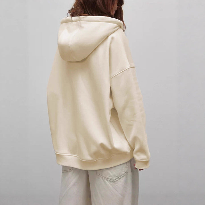 Pull à capuche confortable pour femmes avec coupe extra large et confort optimal