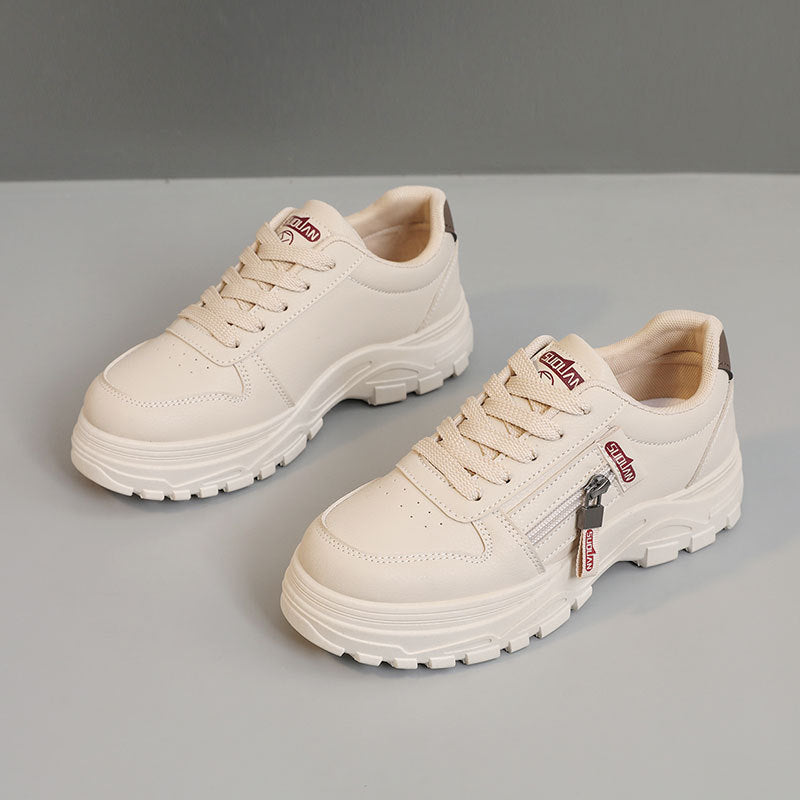 Baskets Sportives pour Femmes avec Fermeture Éclair Pratique et Semelle Antidérapante
