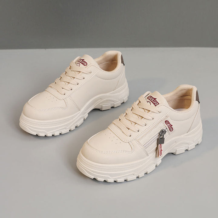 Baskets Sportives pour Femmes avec Fermeture Éclair Pratique et Semelle Antidérapante