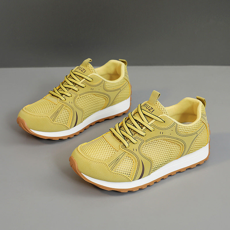 Baskets de sport pour femmes avec tige en mesh respirant et semelle intérieure amortissante
