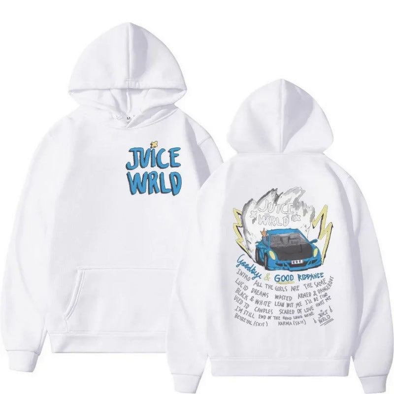 Sweat à capuche pour femmes avec design graphique créatif et inscription inspirante