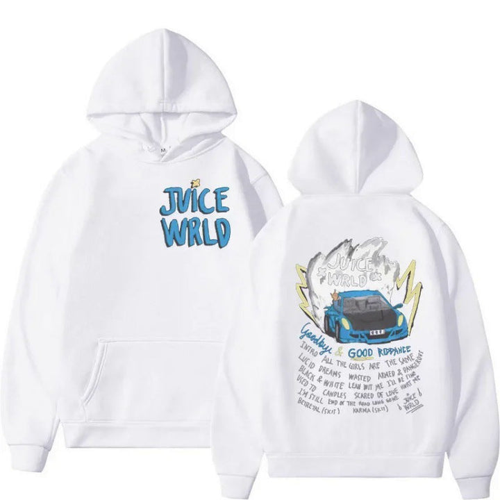 Sweat à capuche pour femmes avec design graphique créatif et inscription inspirante