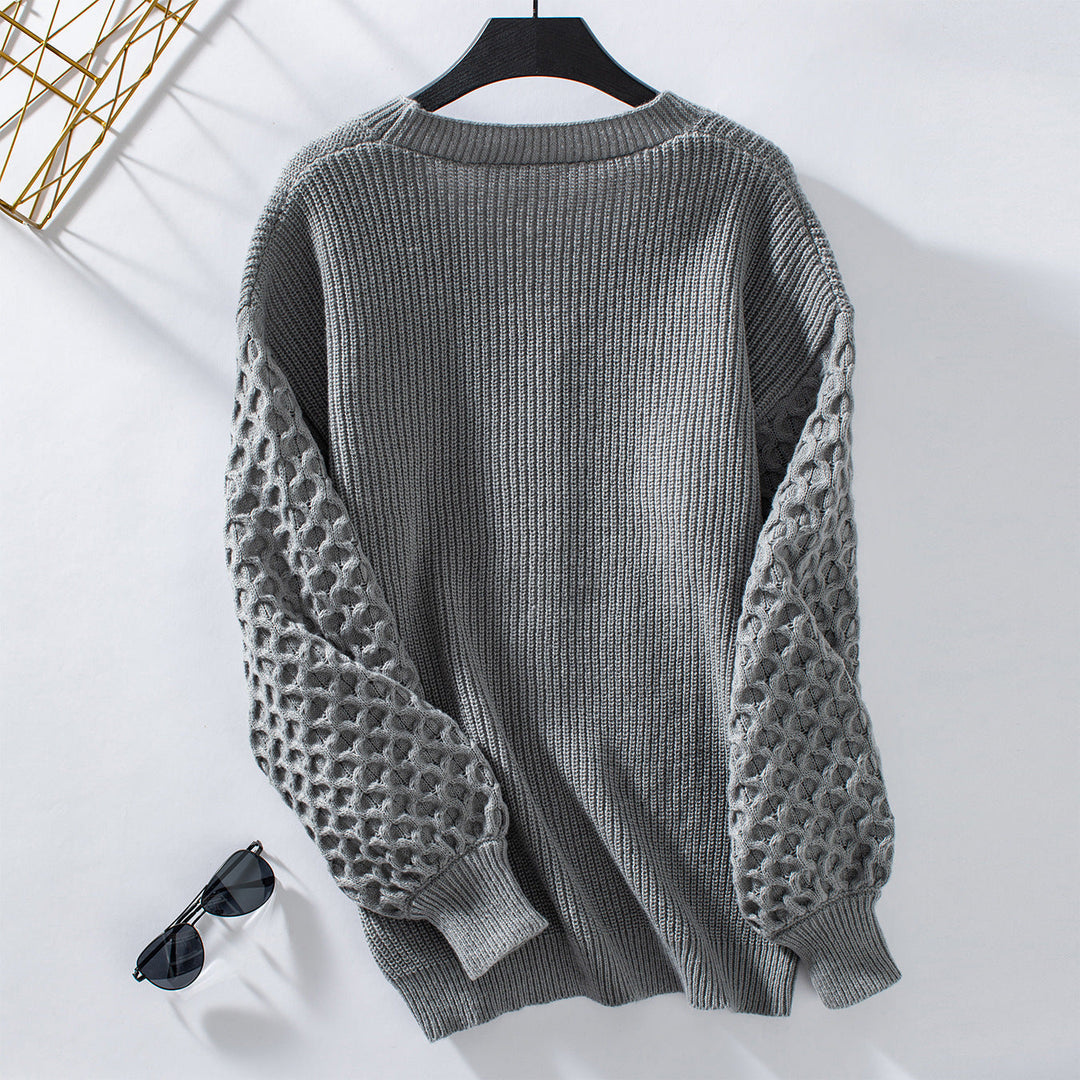 Cardigan confortable, décontracté et stylé avec des manches larges pour femmes