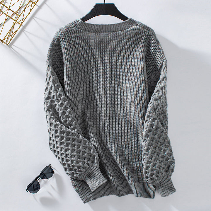 Cardigan confortable, décontracté et stylé avec des manches larges pour femmes