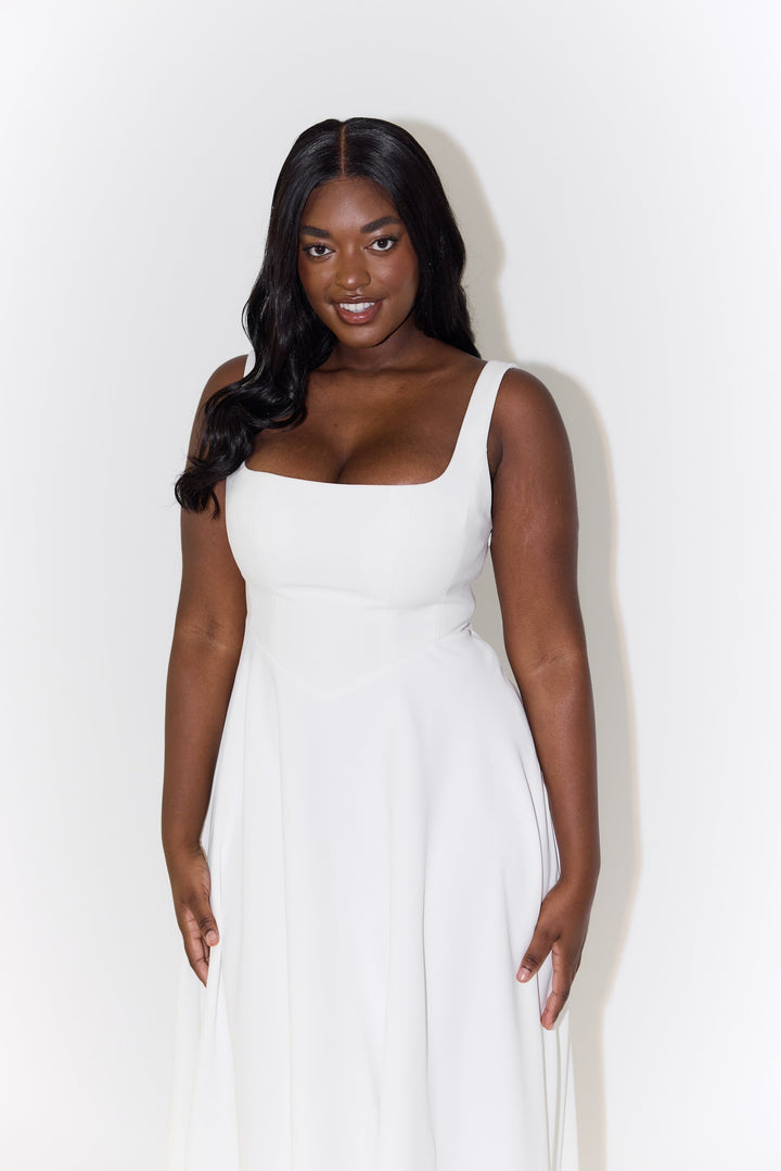 Amelia | Robe midi intemporelle et fluide